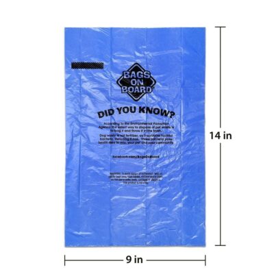 Bags on Board Dispenser Bone Blue(30 bags) - Image 3