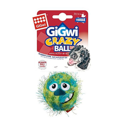 GiGwi Medium Ball Plush Friendz with foam Rubber ball & Squeaker - Image 2
