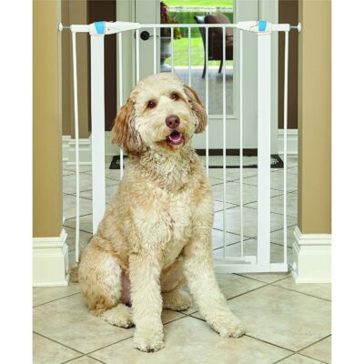 MidWest White Glow in the Dark Steel Pet Gate - Image 8