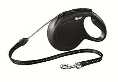 Flexi  New Classic M Cord 8 m, black