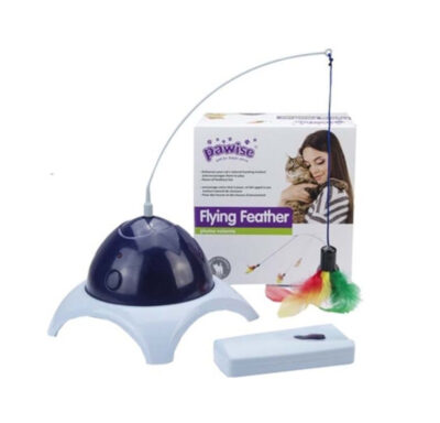 Pawise  Pawise Cat Flying Feather With Remote Control