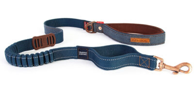 Ezydog  Leash Zero Shock 48" Denim
