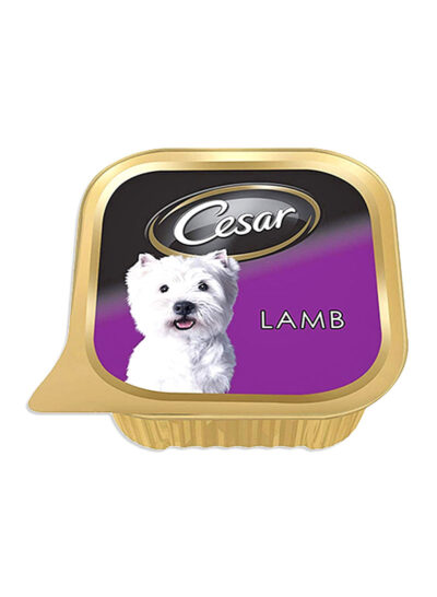 Cesar® Lamb, Wet Dog Food, Can, Foil Tray, 100g