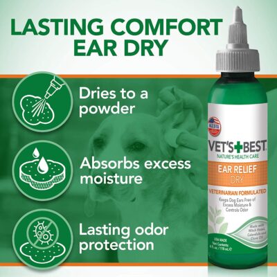 Vets Best Ear Relief Dry (4oz) - Image 3