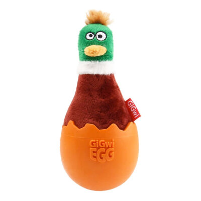 GiGwi EGG Wobble Fun Brown Duck - Medium - Image 2
