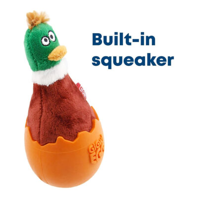 GiGwi EGG Wobble Fun Brown Duck - Medium - Image 4