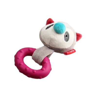 GiGwi GiGwi Suppa Puppa Coon with Squeaker inside - Plush/TPR (Small) - Image 2