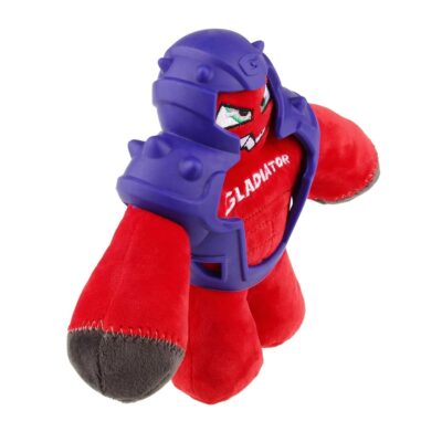 GiGwi Red Gladiator Plush TPR with Squeaker (Medium) - Image 3