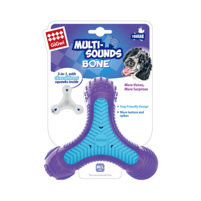 GiGwi Multi Sounds Bone - Image 3