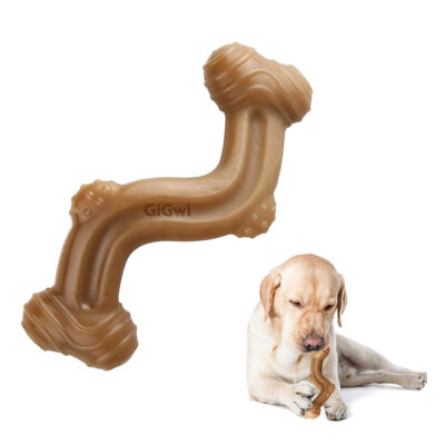 GiGwi Nylon Bone With S Shape - 5.5" (Medium) - Image 2