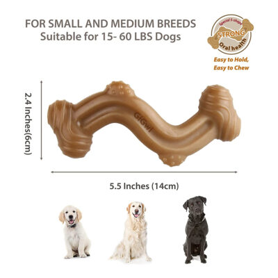 GiGwi Nylon Bone With S Shape - 5.5" (Medium) - Image 4