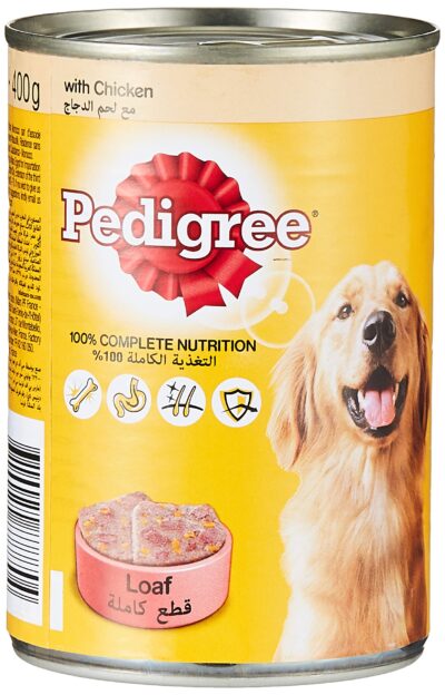 PEDIGREE® Chicken Loaf, Wet Dog Food, Can, 400g