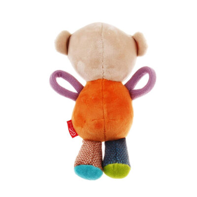 GiGwi Plush Friendz Squeaker Dog Toy - Bear - Image 3