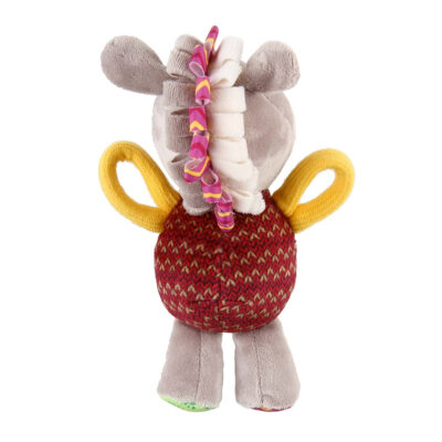 Gigwi Plush Friendz Dog Toy with Squeaker - Donkey - Image 3