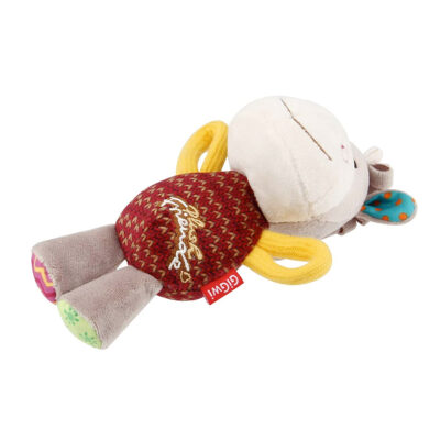 Gigwi Plush Friendz Dog Toy with Squeaker - Donkey - Image 5
