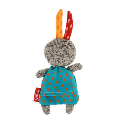 GiGwi Refillable Catnip (Rabbit) with 3 catnip teabags in ziplock bag - Image 2