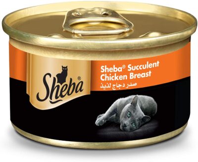 SHEBA® Succulent Chicken Breast, Wet Cat Food, Can, 85g x 6pack