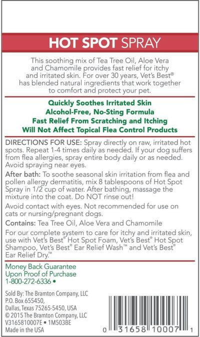 Vet's Best Hot Spot Spray (8oz) - Image 3