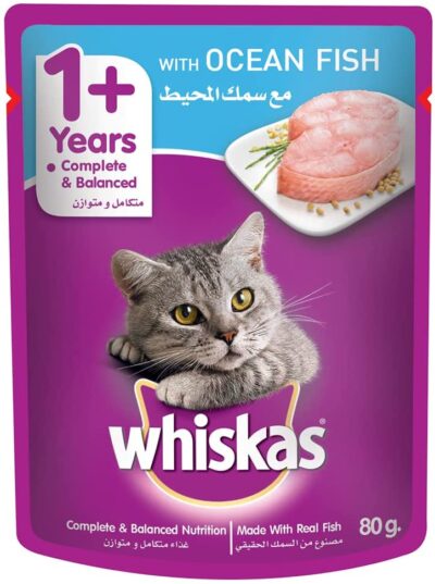 WHISKAS® Seafood Selection, Wet Cat Food, Can, 400g