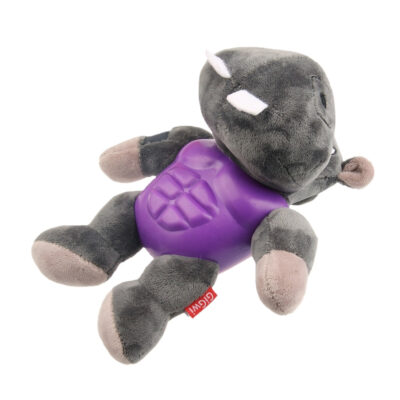 GiGwi Im Hero Armor Hippo TPR Plush with Squeaker Dog Toy - Image 4