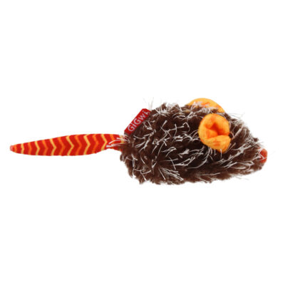 GiGwi Activity Mouse Pet Droid Orange/Brown - Image 2