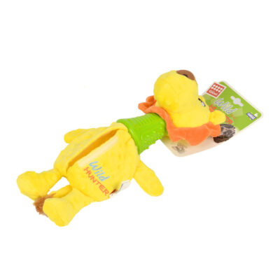 GiGwi Lion Plush Dog toy with TPR Neck - Image 2